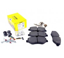 Тормозные колодки передние c датчиком VW Crafter 2006- 2919202 TEXTAR (Германия)