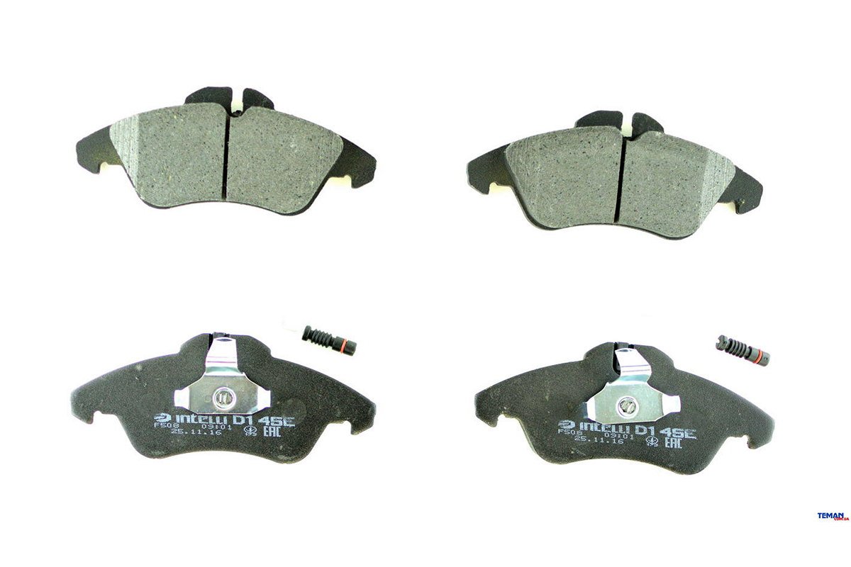 Тормозные колодки передние (с датчиками) VW LT 28-35 1996-2006 D145EI INTELLI (Украина) Тормозные колодки передние (с датчиками) VW LT 28-35 1996-2006 D145EI INTELLI (Украина)