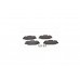 Тормозные колодки передние (с датчиком, система Bosch) MB Vito 639 2003- 0986494081 BOSCH (Германия)