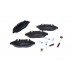Тормозные колодки передние (с датчиком, система Bosch) MB Vito 639 2003- P50050 BREMBO (Италия)