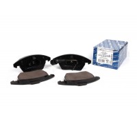 Тормозные колодки передние с датчиком (ушки вниз) VW Caddy III 04- 0252358720 / W MEYLE (Германия)