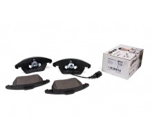 Тормозные колодки передние с датчиком (ушки вниз) VW Caddy III 04- 235870070110 BRECK (Польша)