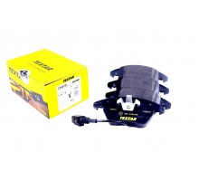 Тормозные колодки передние с датчиком (ушки вниз) VW Caddy III 04- 2358701 TEXTAR (Германия)