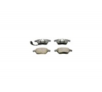 Тормозные колодки передние с датчиком (ушки вниз) VW Caddy III 04- 573128CH CHAMPION (США)