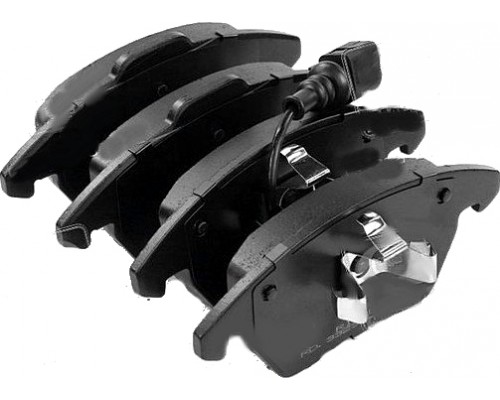 Тормозные колодки передние с датчиком (ушки вниз) VW Caddy III 04- RD.3323.DB1550 RIDER (Венгрия)