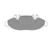 Тормозные колодки передние (система Bosch) MB Vito 639 2003- 0252400720 MEYLE (Германия)