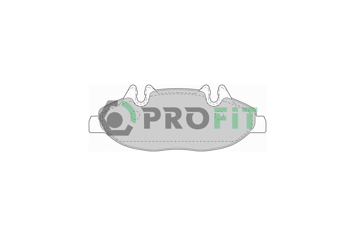 Тормозные колодки передние (система Bosch) MB Vito 639 2003- 5000-1493 PROFIT (Чехия)