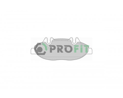 Тормозные колодки передние (система Bosch) MB Vito 639 2003- 5000-1493 PROFIT (Чехия)