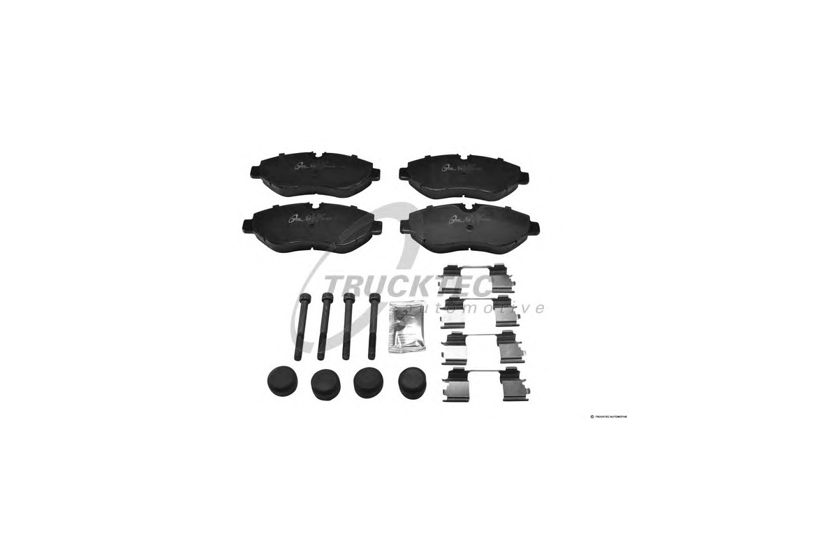Тормозные колодки передние (система Brembo) MB Vito 639 2003- 02.35.196 TRUCKTEC (Германия) Тормозные колодки передние (система Brembo) MB Vito 639 2003- 02.35.196 TRUCKTEC (Германия)