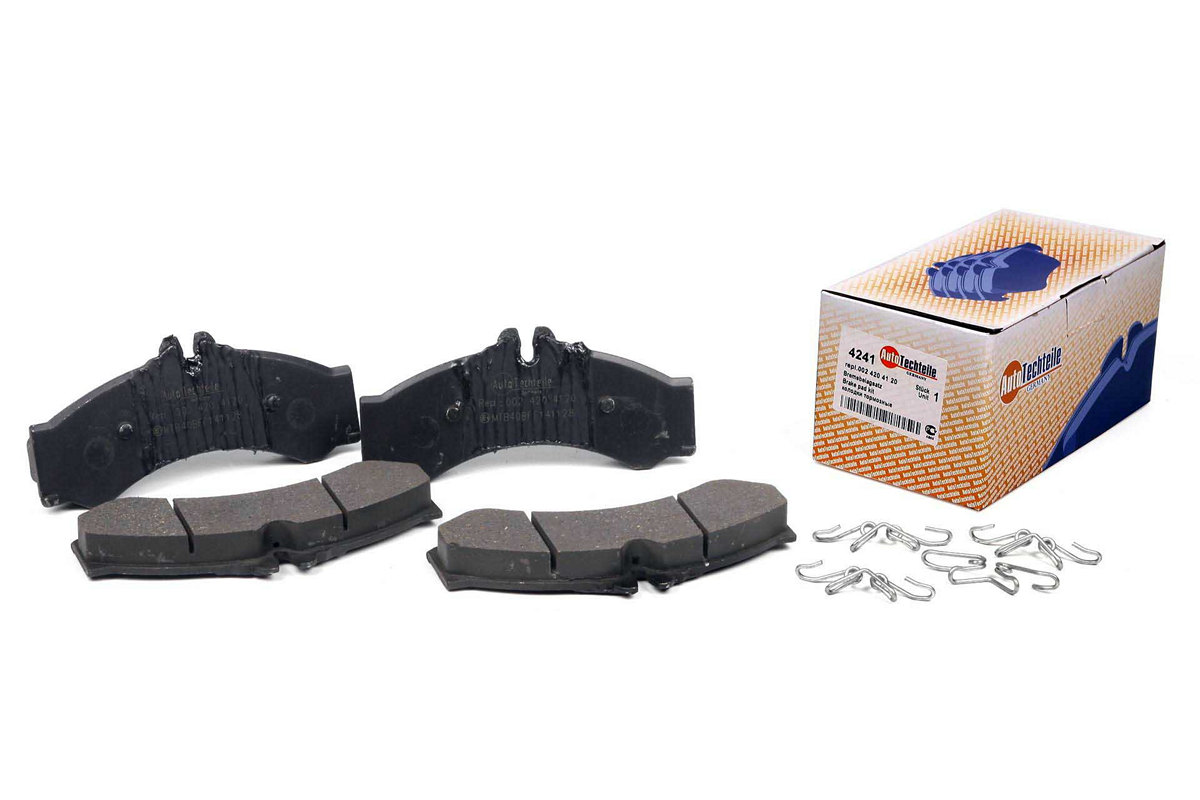 Тормозные колодки передние (со сдвоенным колесом) VW LT 46 1996-2006 4241 AUTOTECHTEILE (Германия) Тормозные колодки передние (со сдвоенным колесом) VW LT 46 1996-2006 4241 AUTOTECHTEILE (Германия)