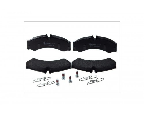 Тормозные колодки передние (со сдвоенным колесом) VW LT 46 1996-2006 P50028 BREMBO (Италия)