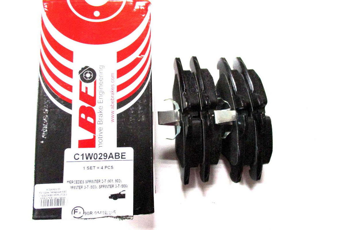 Тормозные колодки передние VW LT 28-35 1996-2006 C1W029ABE ABE (Польша) Тормозные колодки передние VW LT 28-35 1996-2006 C1W029ABE ABE (Польша)