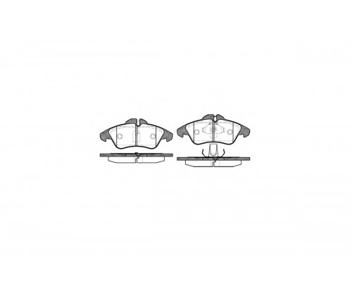 Тормозные колодки передние VW LT 28-35 1996-2006 FBP-1032 FREMAX (Испания)