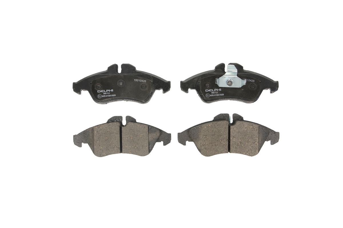 Тормозные колодки передние VW LT 28-35 1996-2006 LP0980 DELPHI (США) Тормозные колодки передние VW LT 28-35 1996-2006 LP0980 DELPHI (США)