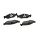 Тормозные колодки задние (141x50x17мм) VW LT 28-35 1996-2006 216210070510 BRECK (Польша)