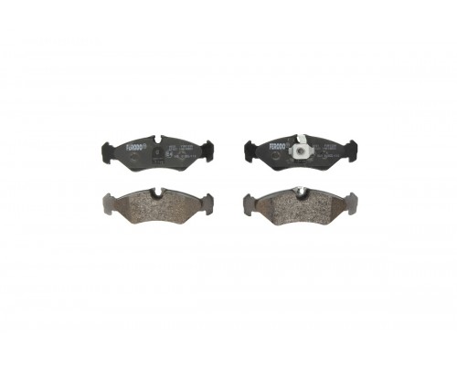 Тормозные колодки задние (141x50x17мм) VW LT 28-35 1996-2006 FVR1039 FERODO (Великобритания)