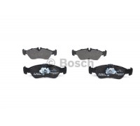 Тормозные колодки задние (156x55x18мм) MB Sprinter 208-316 1995-2006 0986424219 BOSCH (Германия)