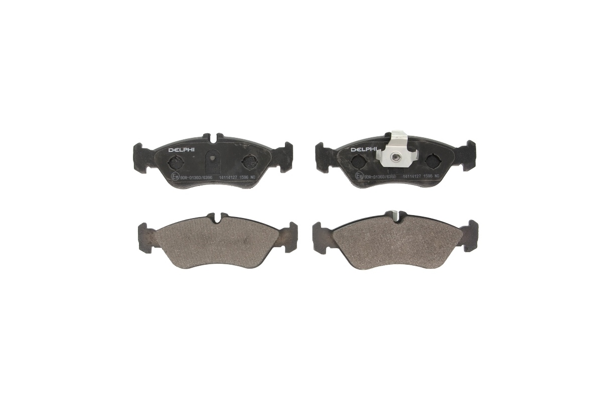 Тормозные колодки задние (156x55x18мм) VW LT 28-35 1996-2006 LP1596 DELPHI (США) Тормозные колодки задние (156x55x18мм) VW LT 28-35 1996-2006 LP1596 DELPHI (США)
