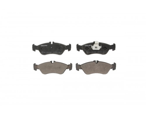 Тормозные колодки задние (156x55x18мм) VW LT 28-35 1996-2006 LP1596 DELPHI (США)