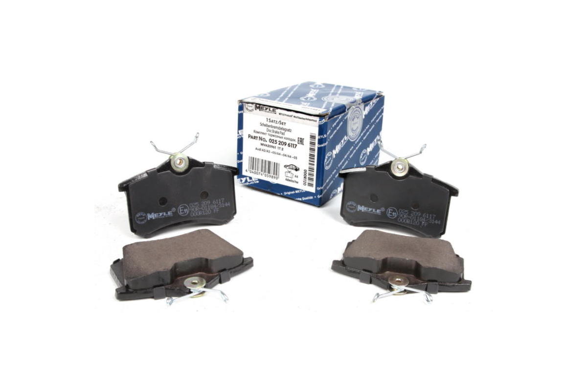 Тормозные колодки задние без датчика (105.3х55.9х17.1mm) VW Caddy III 04- 0252096117 MEYLE (Германия) Тормозные колодки задние без датчика (105.3х55.9х17.1mm) VW Caddy III 04- 0252096117 MEYLE (Германия)