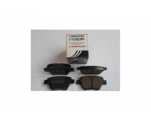 Тормозные колодки задние без датчика (109.3х53.4х17.7mm) VW Caddy III 04- C2W029ABE ABE (Польша)