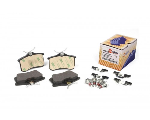Тормозные колодки задние без датчика (87.6х52.9х17.6mm) VW Caddy III 07- 6980.20 AUTOTECHTEILE (Германия)