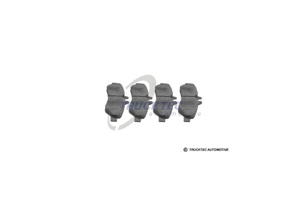 Тормозные колодки задние без датчика MB Sprinter 906 2006- 02.35.195 TRUCKTEC (Германия)