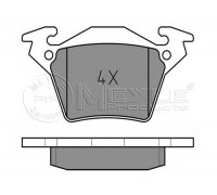 Тормозные колодки задние без датчика (система BOSCH) MB Vito 638 1996-2003 0252302017 MEYLE (Германия)