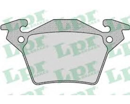 Тормозные колодки задние без датчика (система BOSCH) MB Vito 638 1996-2003 05P948 LPR (Италия)
