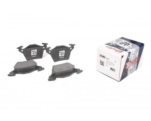 Тормозные колодки задние без датчика (система BOSCH) MB Vito 638 1996-2003 209028 SOLGY (Испания)