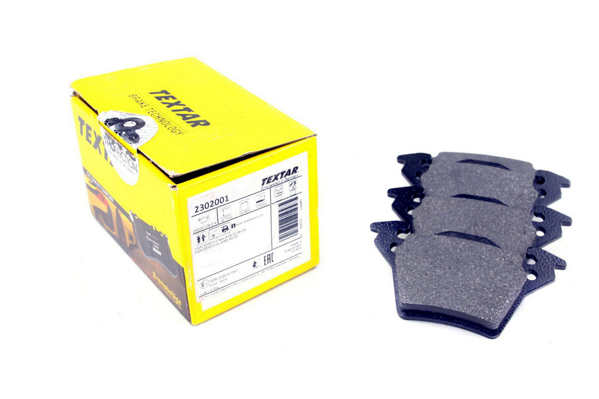 Тормозные колодки задние без датчика (система BOSCH) MB Vito 638 1996-2003 2302001 TEXTAR (Германия) Тормозные колодки задние без датчика (система BOSCH) MB Vito 638 1996-2003 2302001 TEXTAR (Германия)