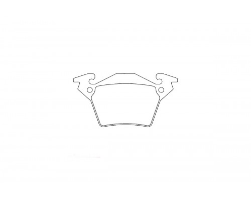 Тормозные колодки задние без датчика (система BOSCH) MB Vito 638 1996-2003 571947CH CHAMPION (США)