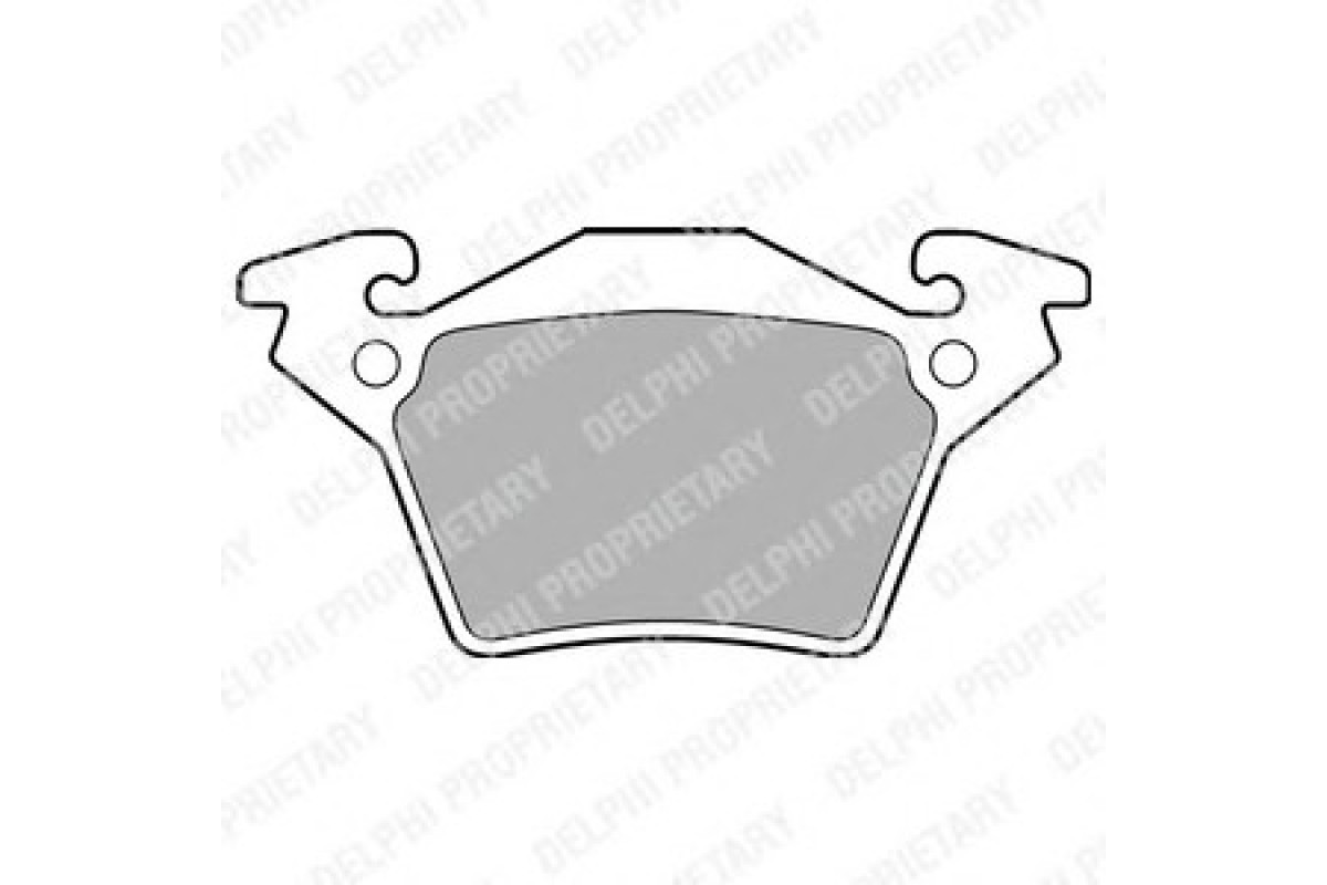 Тормозные колодки задние без датчика (система BOSCH) MB Vito 638 1996-2003 LP1471 DELPHI (США) Тормозные колодки задние без датчика (система BOSCH) MB Vito 638 1996-2003 LP1471 DELPHI (США)
