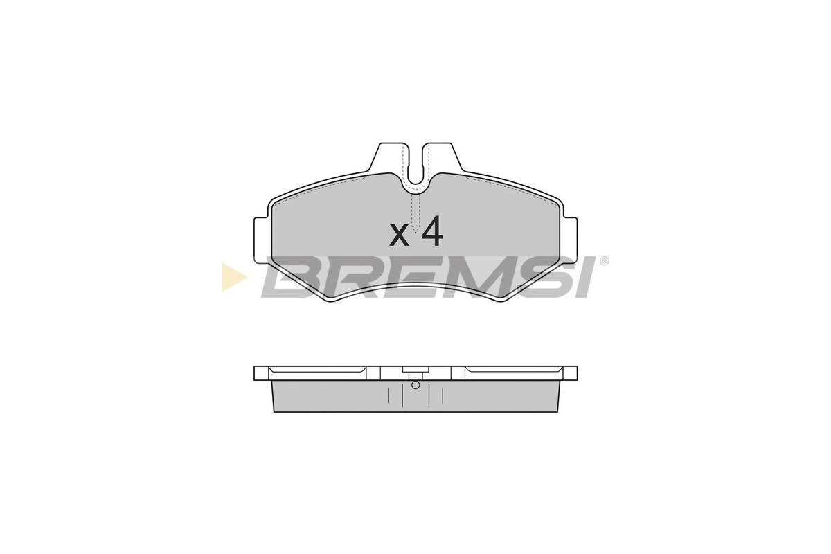 Тормозные колодки задние (BOSCH, 126x65x19мм) MB Sprinter 208-316 1995-2006 BP2845 BREMSI (Италия) Тормозные колодки задние (BOSCH, 126x65x19мм) MB Sprinter 208-316 1995-2006 BP2845 BREMSI (Италия)
