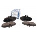 Тормозные колодки задние (BOSCH, 126x65x19мм) VW LT 28-35 1996-2006 0252302118 MEYLE (Германия)