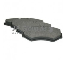 Тормозные колодки задние (BOSCH, 126x65x19мм) VW LT 28-35 1996-2006 1163705610 JP GROUP (Дания)