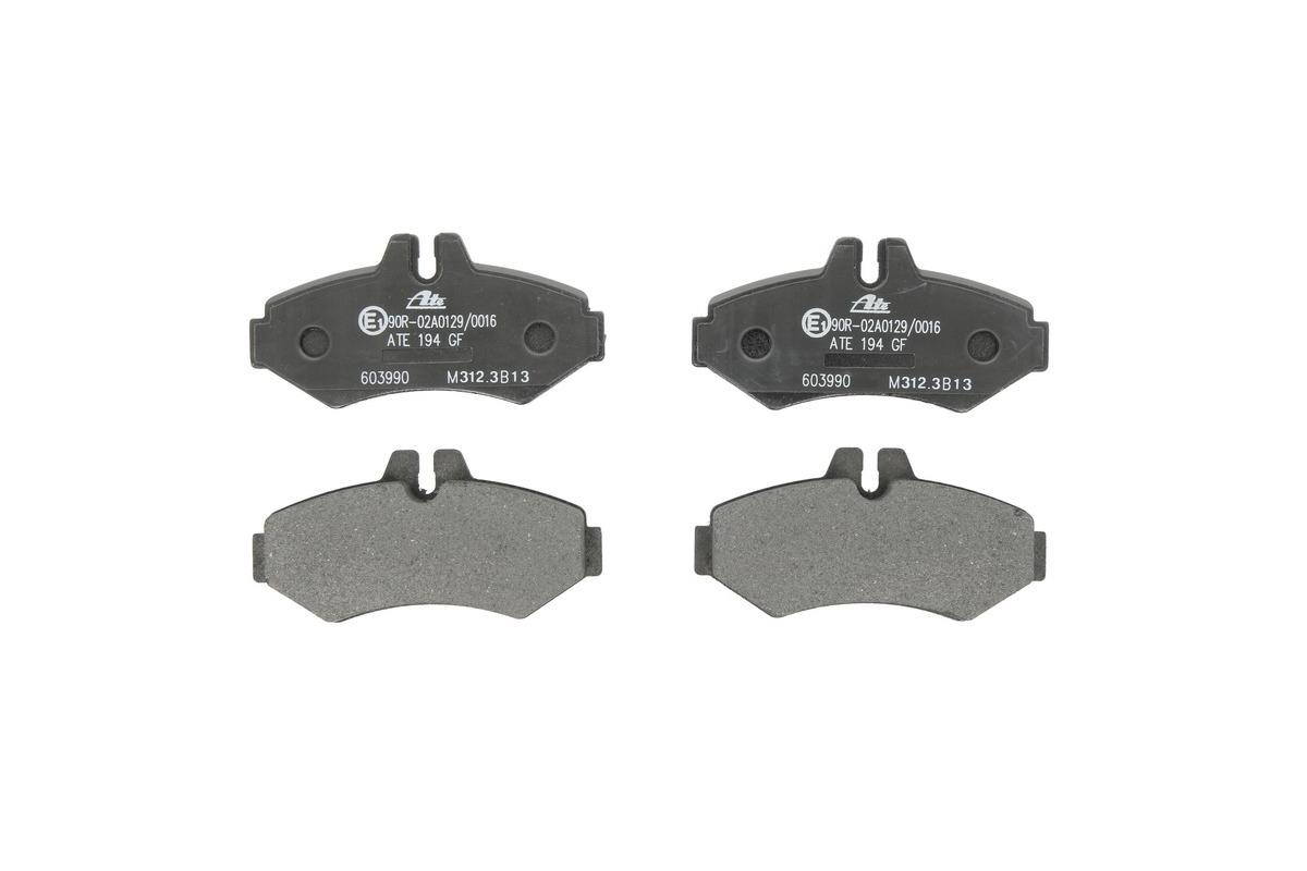 Тормозные колодки задние (BOSCH, 126x65x19мм) VW LT 28-35 1996-2006 13.0460-3990.2 ATE (Германия)