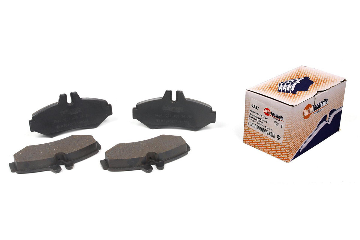 Тормозные колодки задние (BOSCH, 126x65x19мм) VW LT 28-35 1996-2006 4257 AUTOTECHTEILE (Германия) Тормозные колодки задние (BOSCH, 126x65x19мм) VW LT 28-35 1996-2006 4257 AUTOTECHTEILE (Германия)