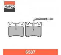 Тормозные колодки задние c датчиком (система ATE) MB Vito 638 1996-2003 6587 MAPCO (Германия)