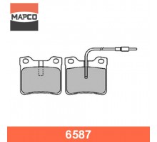 Тормозные колодки задние c датчиком (система ATE) MB Vito 638 1996-2003 6587 MAPCO (Германия)