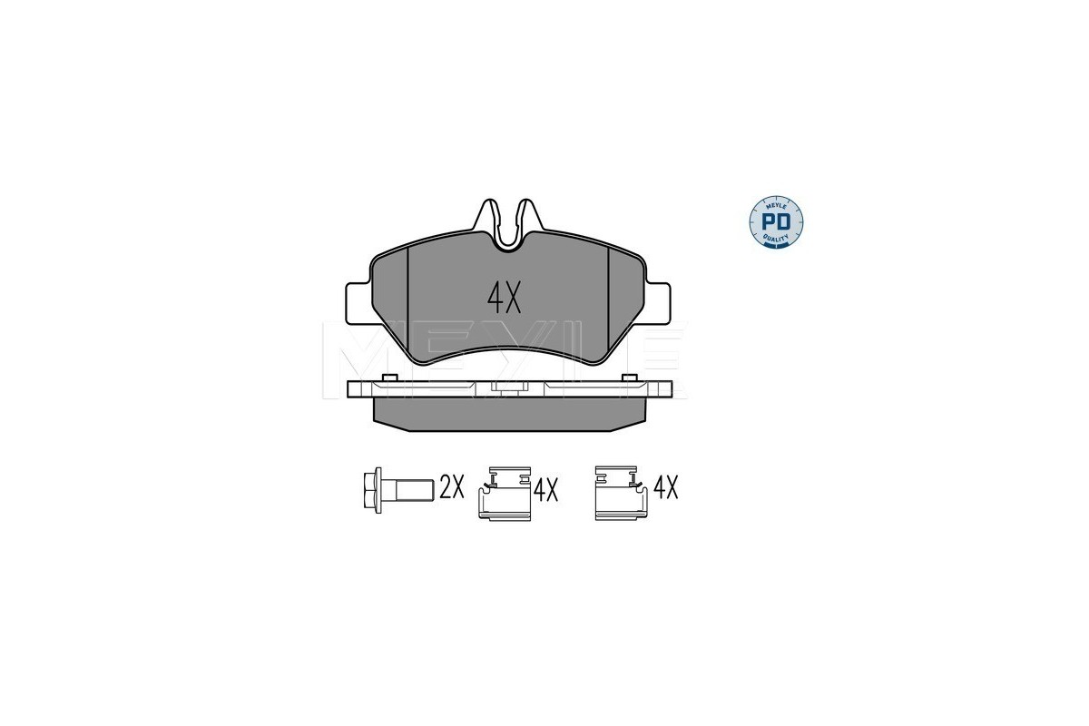 Тормозные колодки задние (Platinum) без датчика MB Sprinter 906 2006- 0252919019/PD MEYLE (Германия) Тормозные колодки задние (Platinum) без датчика MB Sprinter 906 2006- 0252919019/PD MEYLE (Германия)
