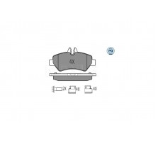 Тормозные колодки задние (Platinum) без датчика VW Crafter 2006- 0252919019/PD MEYLE (Германия)