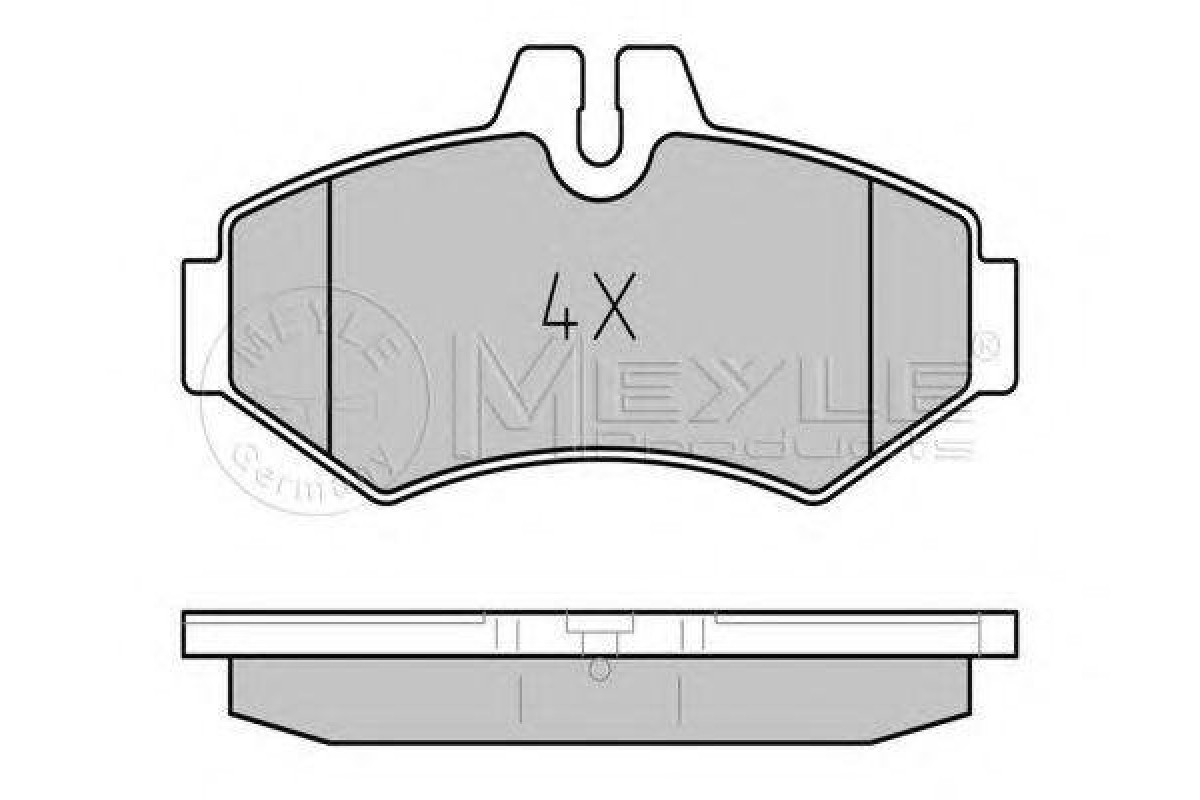 Тормозные колодки задние (Platinum) (BOSCH, 126x65x19мм) VW LT 28-35 1996-2006 0252302118/PD MEYLE (Германия) Тормозные колодки задние (Platinum) (BOSCH, 126x65x19мм) VW LT 28-35 1996-2006 0252302118/PD MEYLE (Германия)