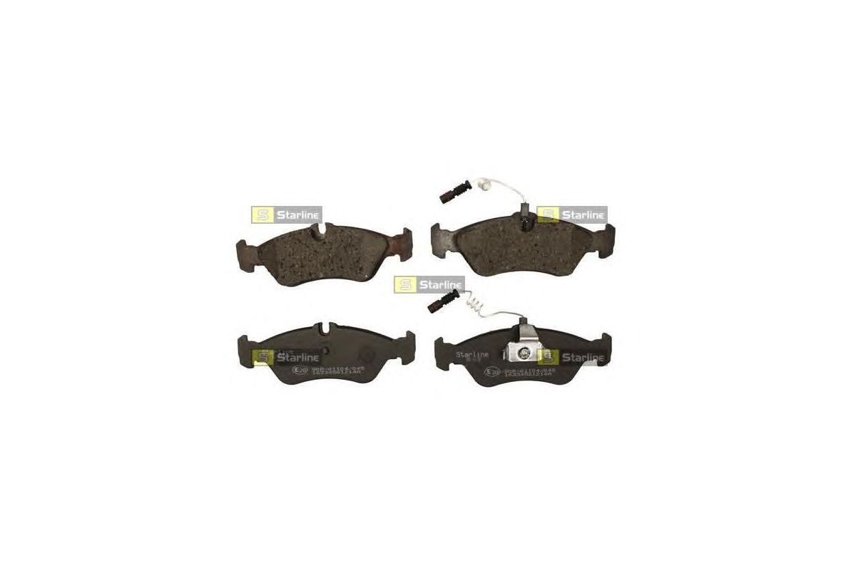 Тормозные колодки задние (с датчиками) (156x55x18мм) MB Sprinter 208-316 1995-2006 BD S138 STARLINE (Чехия) Тормозные колодки задние (с датчиками) (156x55x18мм) MB Sprinter 208-316 1995-2006 BD S138 STARLINE (Чехия)