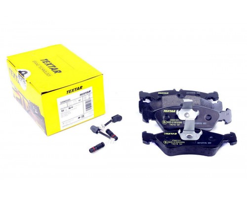 Тормозные колодки задние (с датчиками) (156x55x18мм) VW LT 28-35 1996-2006 2390101 TEXTAR (Германия)