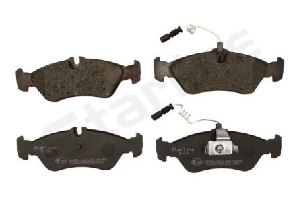 Тормозные колодки задние (с датчиком) (156x55x18мм) VW LT 28-35 1996-2006 BDS138 STARLINE (Чехия) Тормозные колодки задние (с датчиком) (156x55x18мм) VW LT 28-35 1996-2006 BDS138 STARLINE (Чехия)