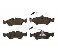 Тормозные колодки задние (с датчиком) (156x55x18мм) VW LT 28-35 1996-2006 BDS138 STARLINE (Чехия)