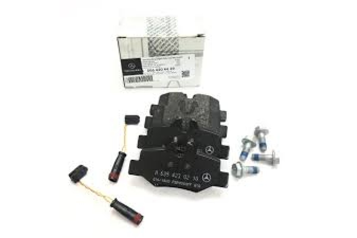 Тормозные колодки задние (с датчиком) MB Vito 639 2003- A0064204420 MERCEDES (Оригинал, Германия)