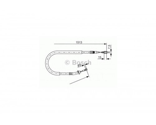 Трос ручника (задний) MB Sprinter 1995-2006 1987477852 BOSCH (Германия)