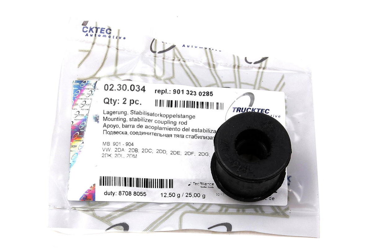 Втулка тяги стабилизатора переднего VW LT 28-46 1996-2006 02.30.034 TRUCKTEC (Германия) Втулка тяги стабилизатора переднего VW LT 28-46 1996-2006 02.30.034 TRUCKTEC (Германия)